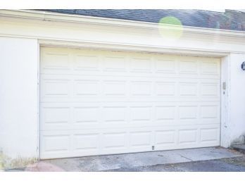 A Cloplay Double Garage Door, With Raynor Opener
