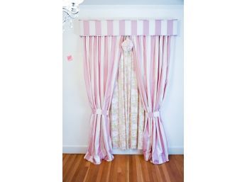 A Set Of Pink Curtains - Used As A Princess Headboard - Pickup And Go