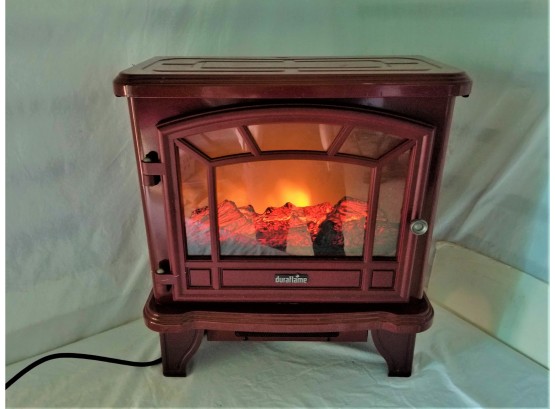 Duraflame Regal Red Electric Cast Iron Stove Look Heater DFS-550-21