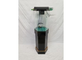 10 Gallon Hexagon Fish Tank Aquarium With Stand & Accessories