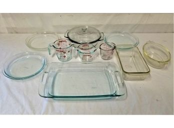 Glass Baking Ware Assortment From Pyrex And Anchor Hocking
