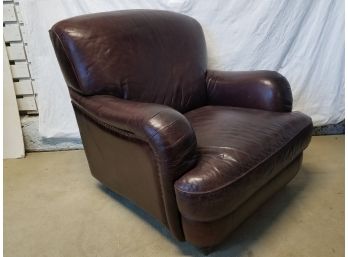 Brown Leather Comfy Chair