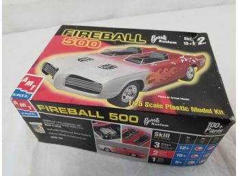 AMT ERTL Barris Kustom Fireball 500 1:25 Scale Car Model Open But Never Built New