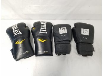 Two Sets Of Boxing Gloves - Exigo & Everlast