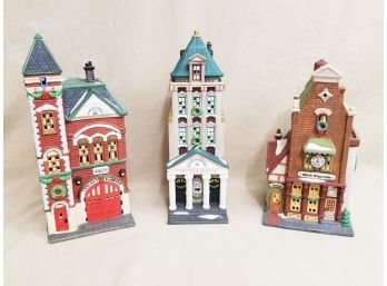 Dept 56 Heritage Village Collection Christmas In The City Buildings  Lot 3