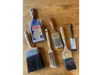 Six. Assorted Paint Brushes