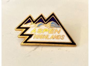 Souvenir Pin 'ASPEN HIGHLANDS'