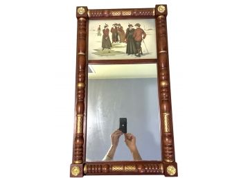 Hitchcock Wall Mirror In Excellent Condition.