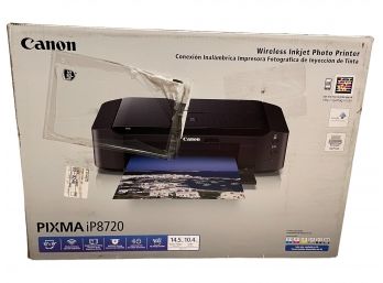 NIB, PIXMA IP8720 Wireless Inkjet Photo Printer.