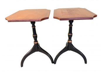 Pair Of Hitchcock Side Tables.