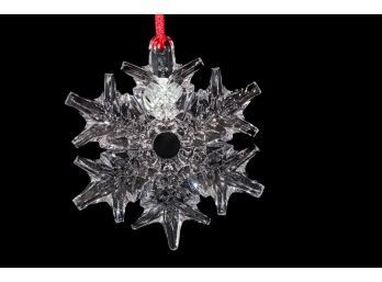 Waterford Crystal Snowflake Ornament New In Box