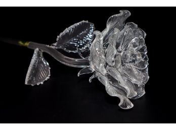 Waterford Fleurology Crystal Rose Flower New In Box