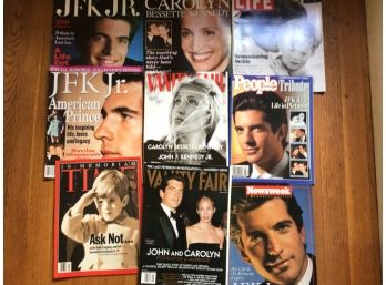 9 Tribute Magazine Issues JFK Jr Jackie Carolyn Bessette