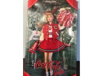 2000 Coca-Cola Barbie Cheerleader Doll NRFB