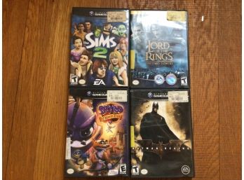 Nintendo Game Cube Lot Of 4 Games Video Games