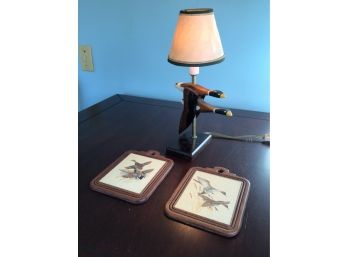 Duck Lamp And Prints