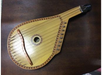 Vintage Ukrainian Bandura Musical Instrument