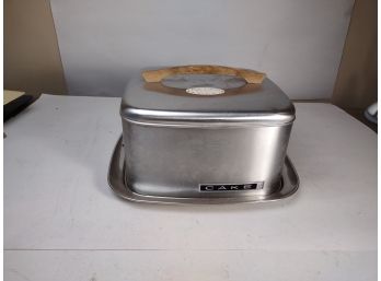 Vintage Stainless Cake Carrier