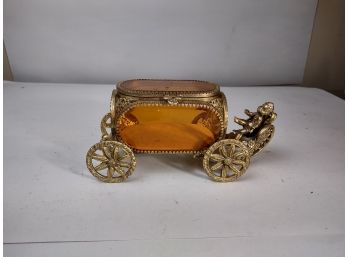 Jewelry Casket With Cherub