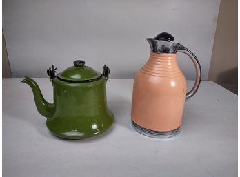 Vintage Coffee Pot And Decanter