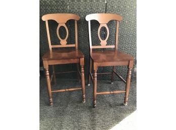 Solid Wood Counter Height Chairs