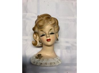 Vintage Lady Head Vase Lot 1
