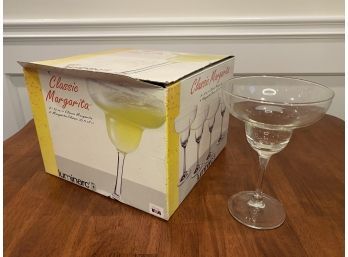 Set Of 4 Luminarc Margarita Glasses In Box