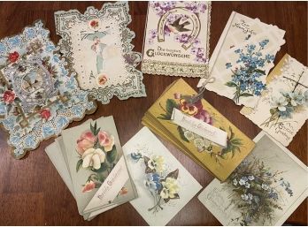 Group Of Antique Greeting Cards