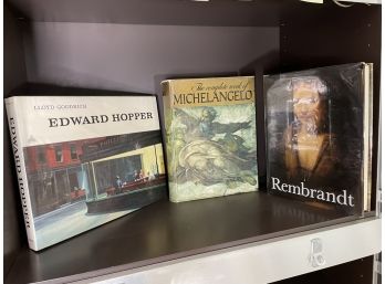 Art Coffee Table Books - Rembrandt, Michelangelo, Hopper , Chagall , Davinci And More