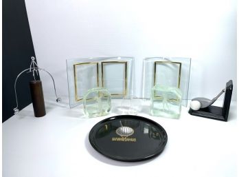 Glass Concave Picture Frames And Golf Related Decor