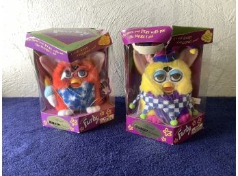 Original Furby Lot Of 2 In Boxes