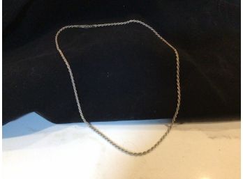 Sterling Silver Rope Chain 9.96 Grams
