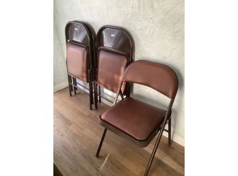 New Never Used Vintage Folding Chairs