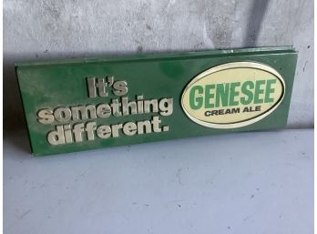 Its Something Different. Genesee Cream Ale Sign