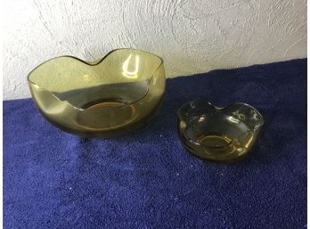 Yellow Glass Bowls