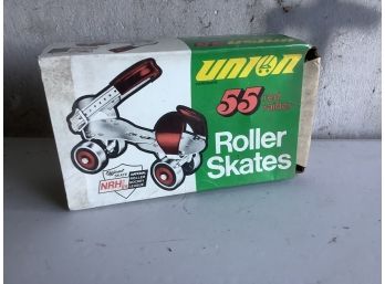 Union 55 Red Raider Roller Skates In Box