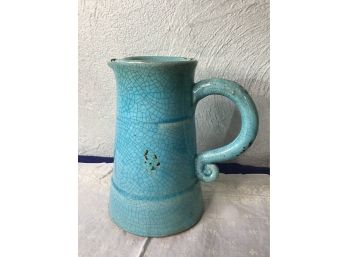 HEAVY Early Blue Pitcher