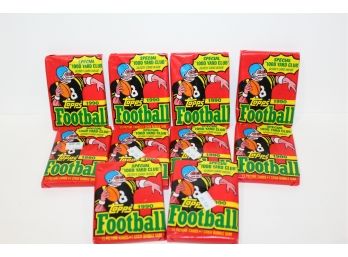 10 Unopened Wax Packs Topps Football 1990 Group 2