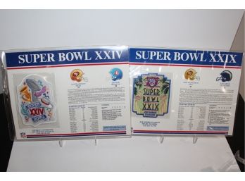 1990 & 1995 Super Bowl SF 49ers Winners - Replica Patches