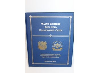 Wayne Gretzky 22KT Gold Rookie And Career Cards From Danbury Mint (1999)