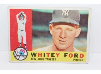 1960 Topps Whitey Ford HOF - Yankee Great Pitcher