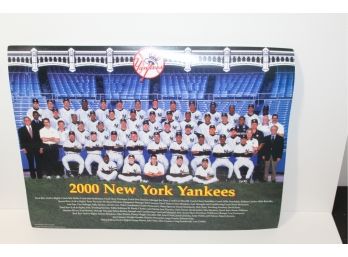 2000 Dailey News Yankees Team Mini Poster (not Shippable)