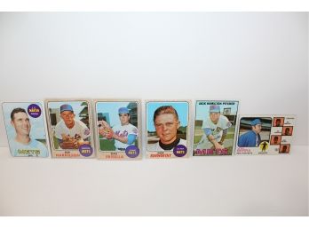 Vintage Mets Card Group - Team Card - Bud Harrelson - Yogi Berra Mgr. & More