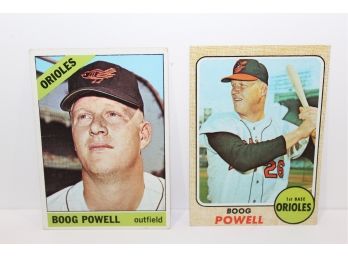 1966 & 1968 Boog Powell Baltimore Orioles