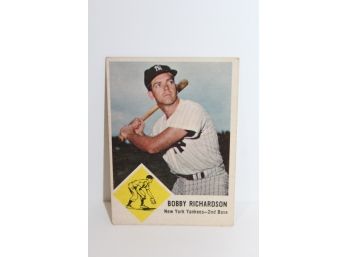 1963 Fleer Bobby Richardson NY Yankees