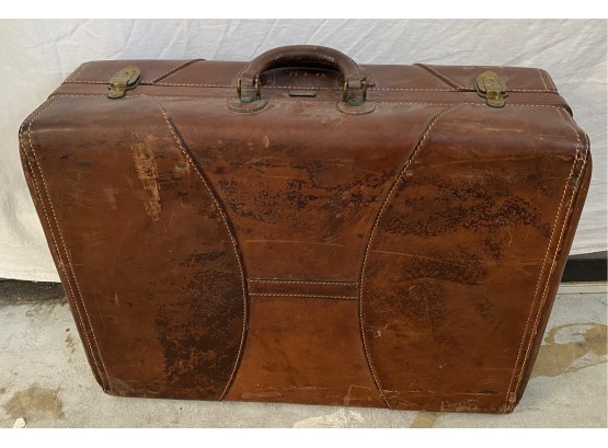 Hartmann Leather Suitcase