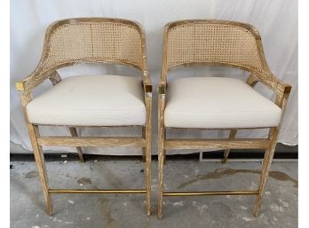 Pair Of Brand New Bungalow 5 Coastal Counter Stools