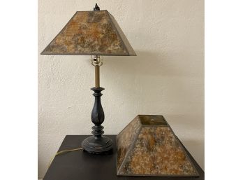 Single Lamp With Rare 'photo Shades' Transforming When Lighted