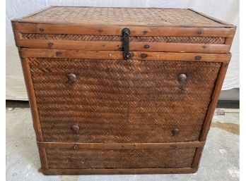 Very Cool Woven Oriental Style Storage Box
