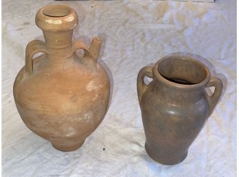 Pair Of Vintage Pottery Items